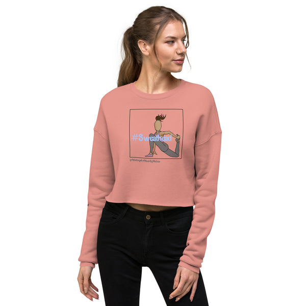 Grounded Quad Stretch Light Color Crop Sweatshirt
